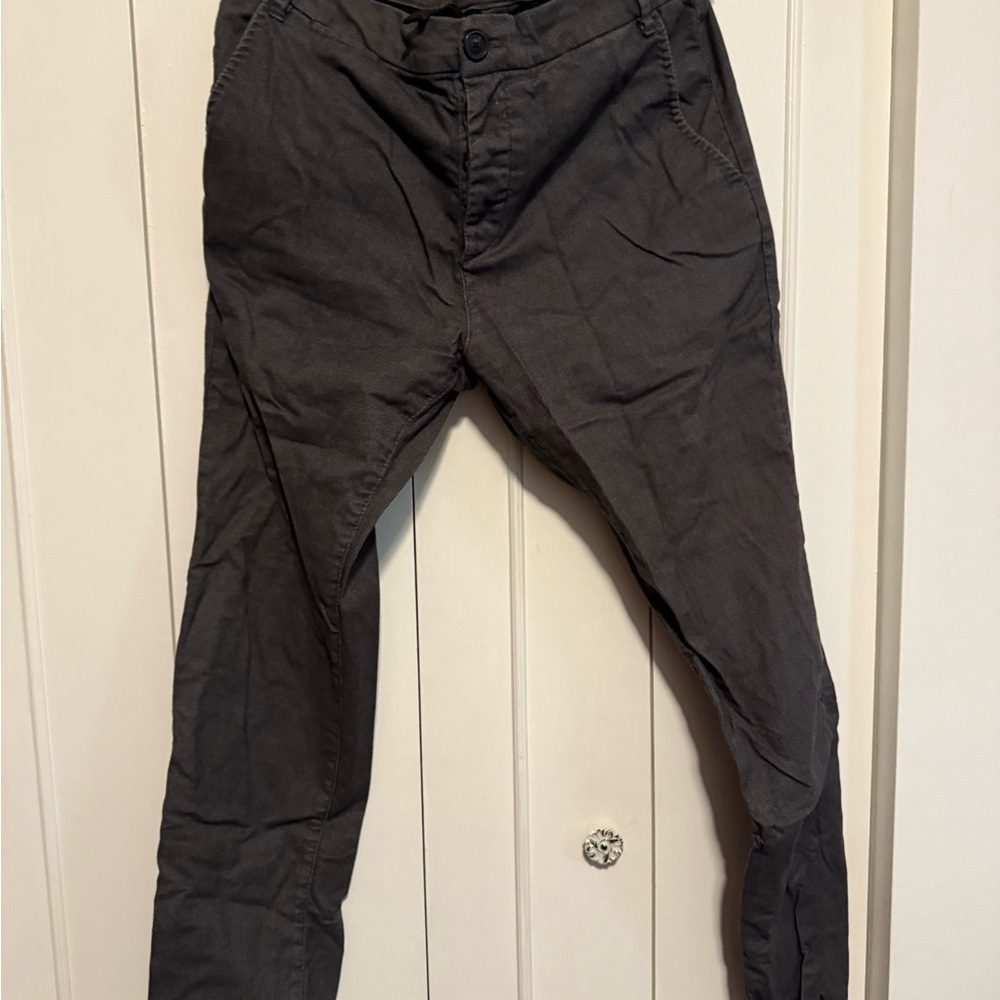 Men's Charcoal Chinos